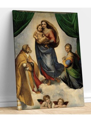 MonoStella Raphael Sistine Madonna Kanvas Tablo