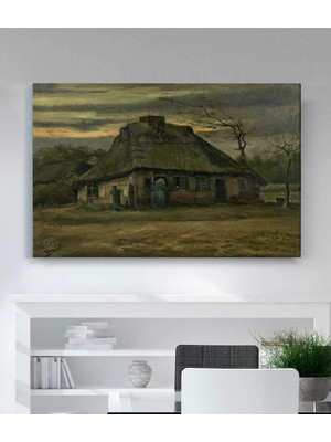 MonoStella Vincent Van Gogh - Yazlık De Kulübe Kanvas Tablo