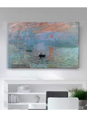 MonoStella Claude Monet -Impression Sunrise Kanvas Tablo