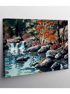 MonoStella Hırçın Dere Kanvas Tablo