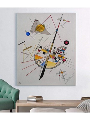 MonoStella Wassily Kandinsky Delicate Tension Kanvas Tablo