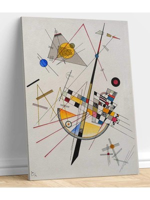 MonoStella Wassily Kandinsky Delicate Tension Kanvas Tablo