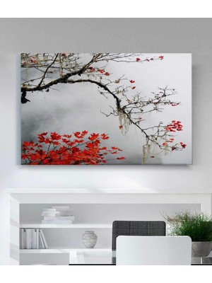 MonoStella Sonbahar Ağaçlı Kanvas Tablo