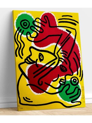 MonoStella Keith Haring Kanvas Tablo