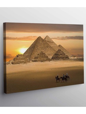 MonoStella Mısır Piramitleri Kanvas Tablo