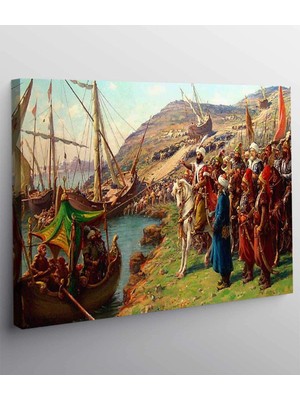 MonoStella Istanbulun Fethi Kanvas Tablo