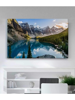 MonoStella Göl Manzara Kanvas Tablo