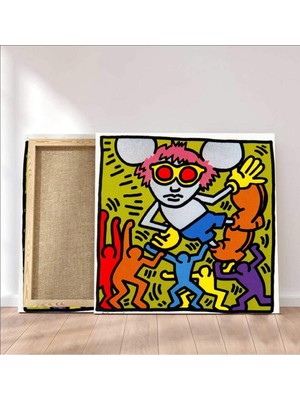 MonoStella Keith Haring - Başlıksız Kanvas Tablo