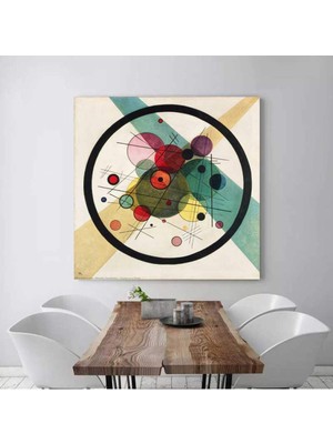 MonoStella Wassily Kandinsky Ben Kreis Kanvas Tablo