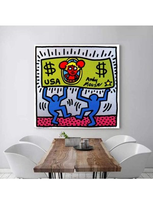 MonoStella Keith Haring Kanvas Tablo