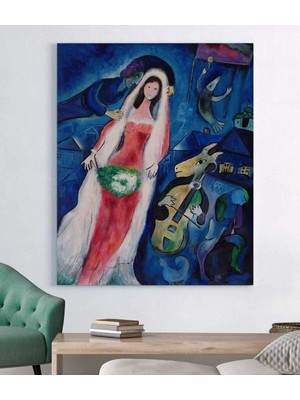 MonoStella Marc Chagall La Mariee Kanvas Tablo