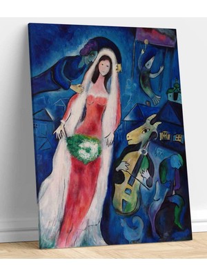 MonoStella Marc Chagall La Mariee Kanvas Tablo