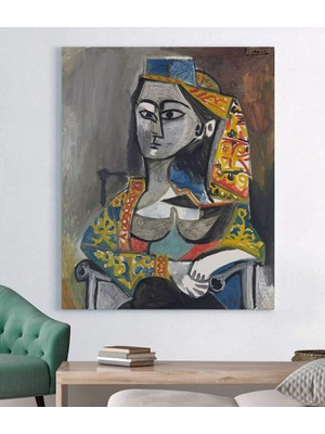 MonoStella Pablo Picasso Türk Kostümlü Kadın Kanvas Tablo