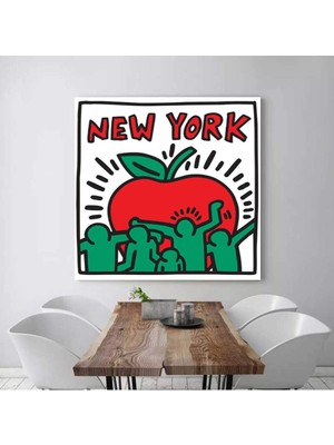 MonoStella Keith Haring New York Kanvas Tablo