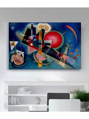 MonoStella Wassily Kandinsky Mavi Kanvas Tablo