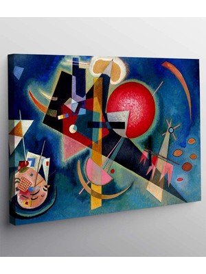 MonoStella Wassily Kandinsky Mavi Kanvas Tablo