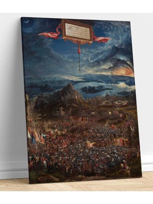 MonoStella Albrecht Altdorfer Büyük Iskender Issos Savaşı Kanvas Tablo