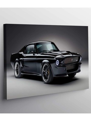 MonoStella Klasik Kas Şarj Araba Kanvas Tablo