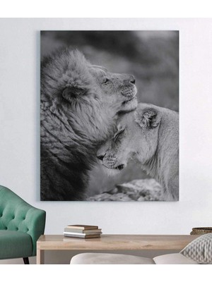 MonoStella Aslan Leopar Kanvas Tablo