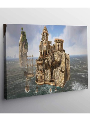 MonoStella Atlas'ta Bir Ada Kanvas Tablo