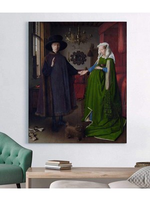 MonoStella Van Eyck Arnolfini Düğün Kanvas Tablo