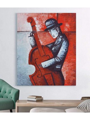 MonoStella Enstrüman Çalma Kanvas Tablo