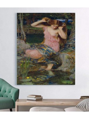 MonoStella John William Waterhouse - Lamia Kanvas Tablo