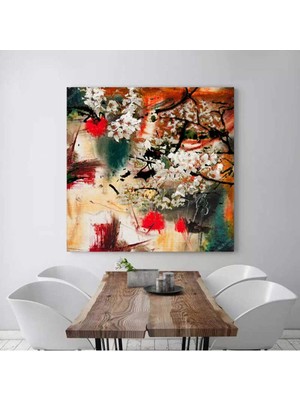 MonoStella Renkli Bahar Çiçekleri Kanvas Tablo