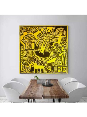 MonoStella Keith Haring - Başlıksız Kanvas Tablo