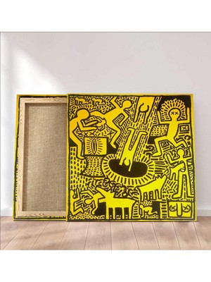 MonoStella Keith Haring - Başlıksız Kanvas Tablo