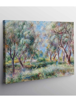 MonoStella Pierre Auguste Renoir Zeytin Ağacı Kanvas Tablo