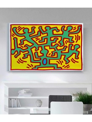 MonoStella Keith Haring Kanvas Tablo