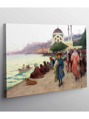 MonoStella Zonaro Fausto Dolmabahçede Gezinti Kanvas Tablo