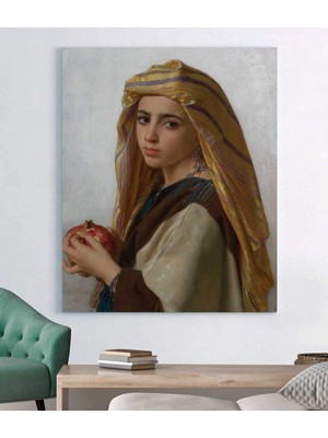 MonoStella William Adolphe Bouguereau - Narlı Kız Kanvas Tablo
