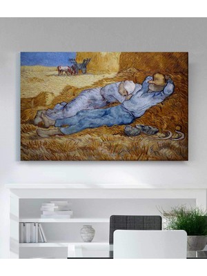 MonoStella Vincent Van Gogh Öğlen Molası Kanvas Tablo