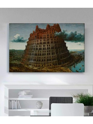 MonoStella Babil Kulesi Kanvas Tablo