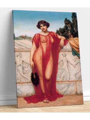 MonoStella John William Godward Athenais Kanvas Tablo