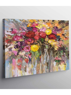 MonoStella Yağlıboya Görünümlü Modern Kanvas Tablo