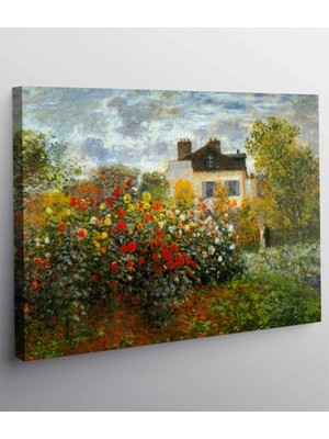 MonoStella Claude Monet - Argenteuil'deki Bahçesi Kanvas Tablo