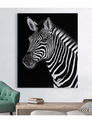 MonoStella Zebra Dekoratif Kanvas Tablo