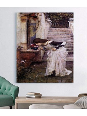 MonoStella John William Waterhouse - The Shrine Kanvas Tablo
