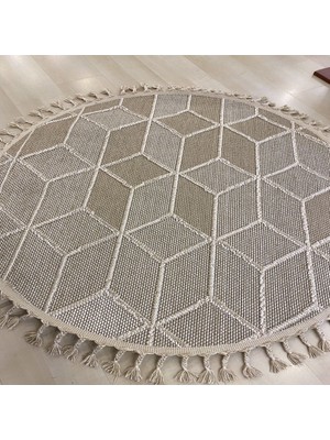 Eko Soho Sh 03 Bej 120 x 120 cm Yuvarlak