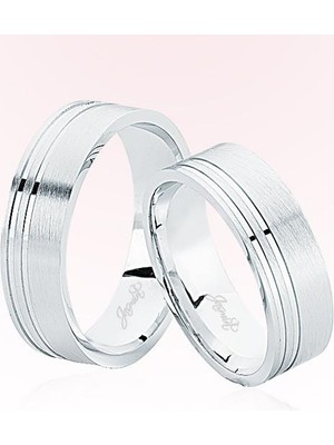 Harem Altın Beyaz Altın Alyans 7206