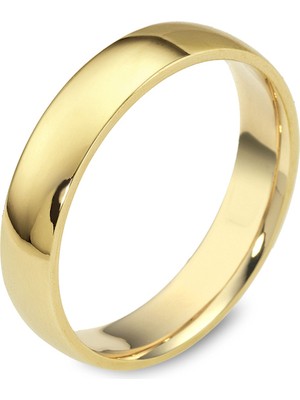 Harem Altın 4 mm Oval Klasik Alyans KLA13