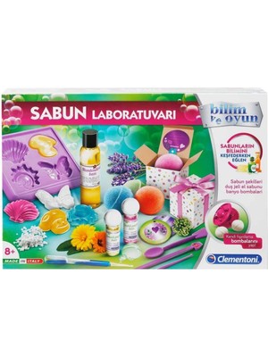 Clementoni 64433 Bilim ve Oyun - Sabun Laboratuvarı / +8 Yaş