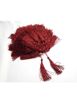 Be Beauty Beauty Be Koyu Kırmızı Renkli Püskül (50 Adet) 7 cm Boy