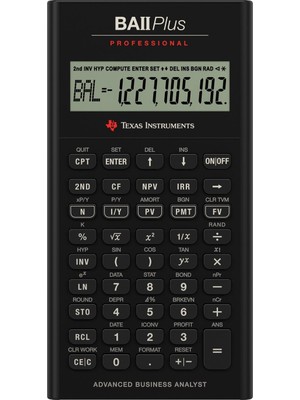 Texas Instruments TEXAS INS. BA II Plus Professional Finansal Hesap Makinesi