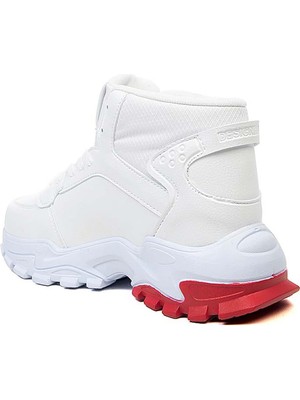 Föz Wlkg 108 Beyaz Günlük Erkek Spor Bot Ayakkabı
