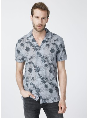 Fabrika  Gri  Erkek Gömlek