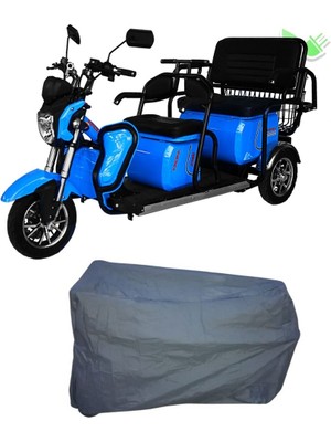 MaxDurable Arora Derya Xlt 48 3 Tekerlekli 3 Kişilik Elektrikli Motosiklet Motor Koruma Brandası
